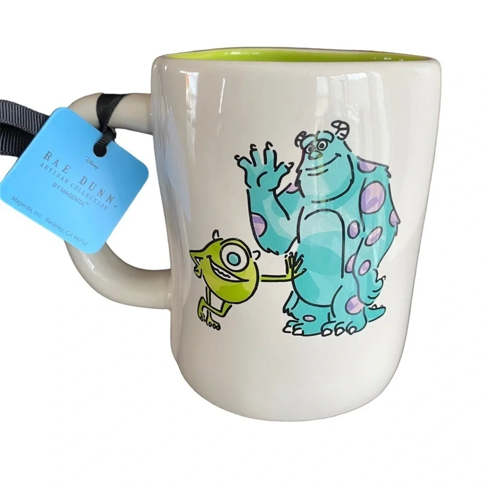 Rae Dunn Monster Inc Disney Pixar The Scream Team Mug NWT